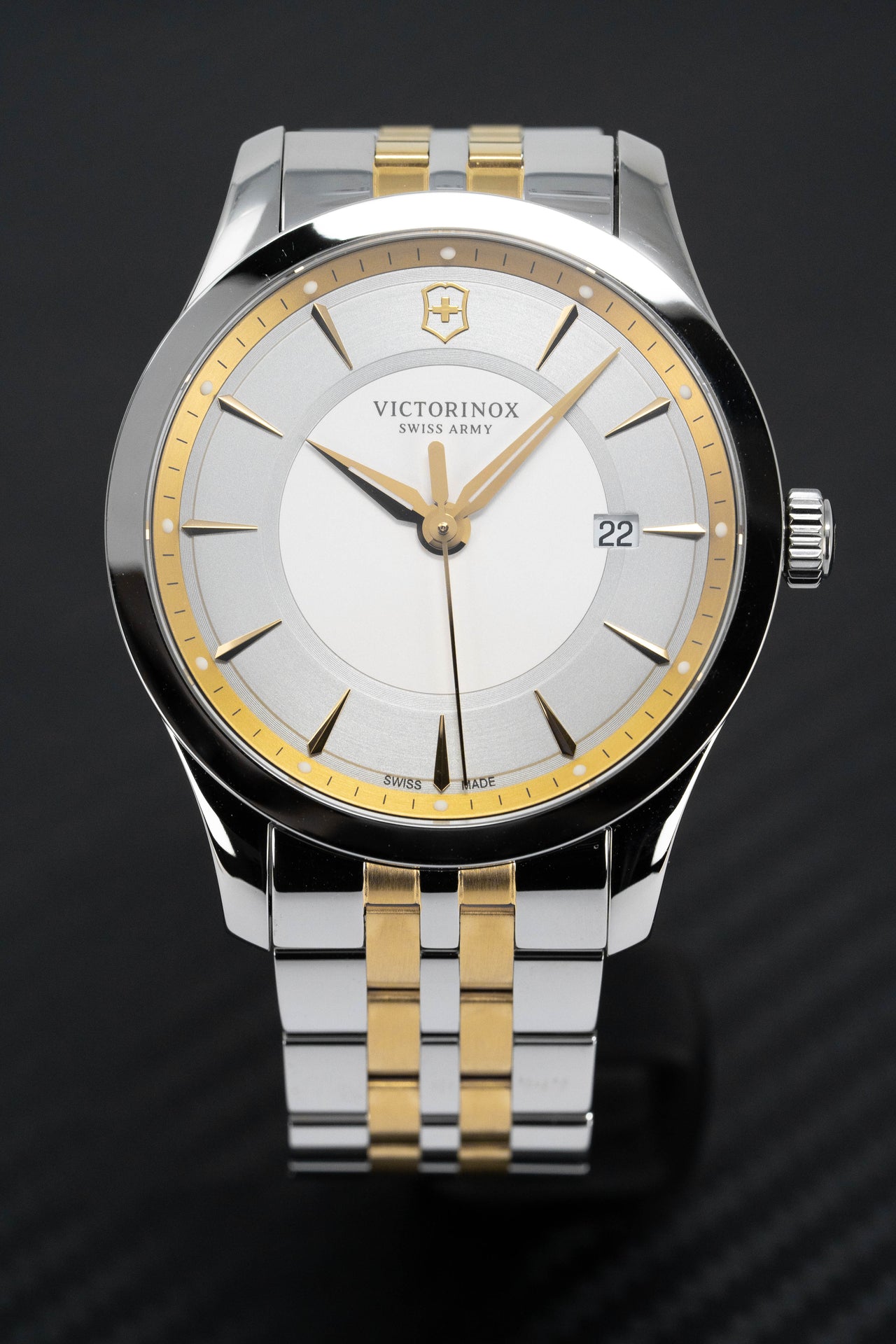 Victorinox Men's Watch Alliance Two-Tone Stainless Steel Bracelet 241803