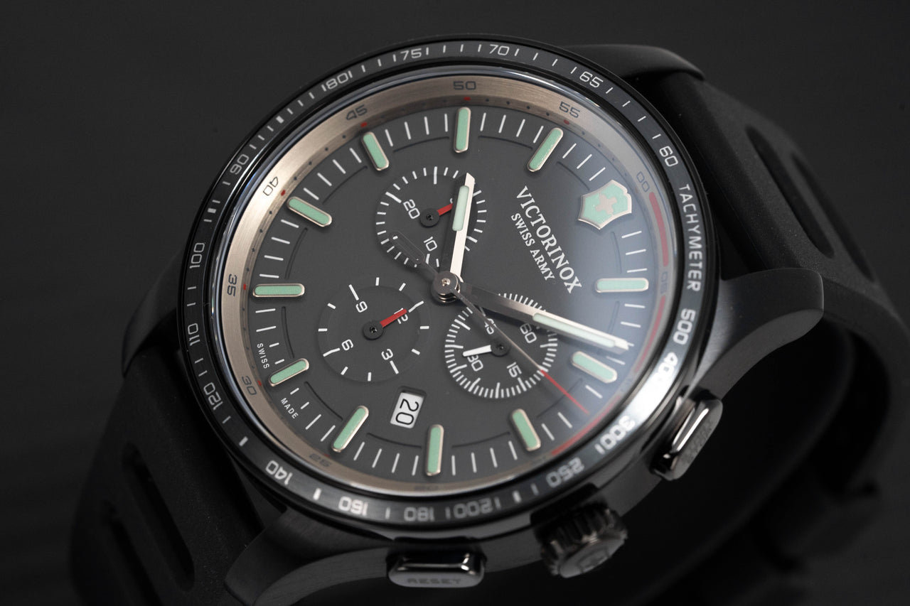 Victorinox Men's Watch Chronograph Alliance Sport Black PVD 241818