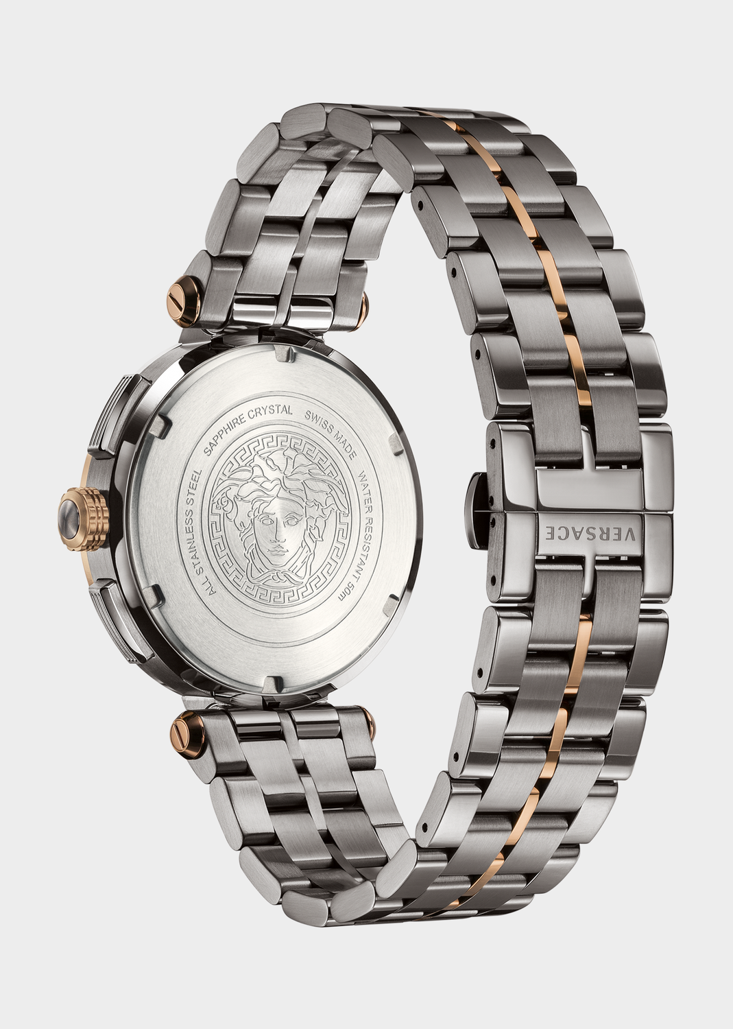 Versace Men's Watch Aion Chronograph 45mm Grey Bronze VE1D02023
