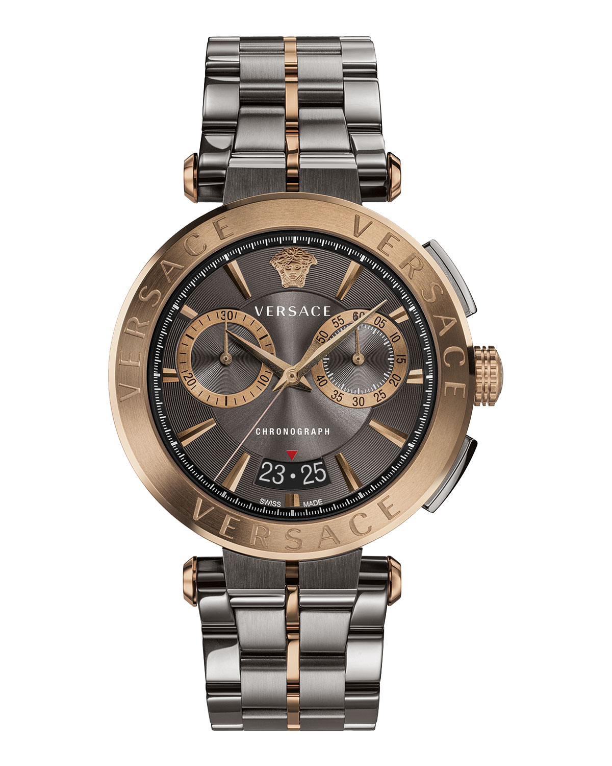 Versace Men's Watch Aion Chronograph 45mm Grey VE1D00619