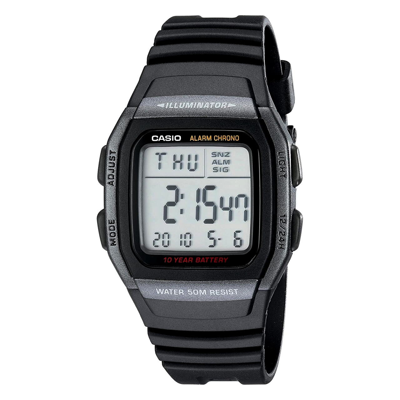 Casio Digital Black Watch W-96H-1BV