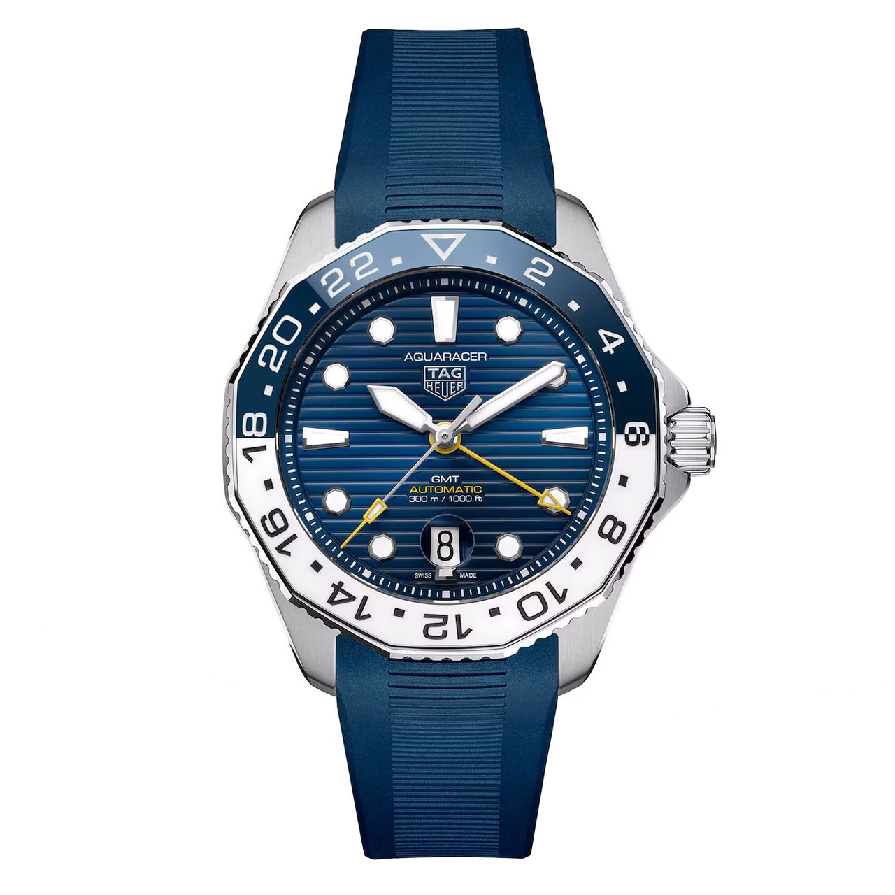 Tag Heuer Watch Automatic Aquaracer GMT Blue Strap WBP2010.FT6198