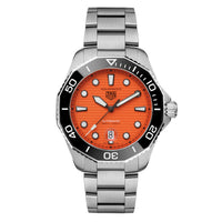 Thumbnail for Tag Heuer Watch Automatic Aquaracer Professional 300 Diver Orange WBP201F.BA0632