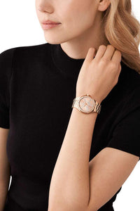 Thumbnail for Michael Kors Ladies Watch Lennox 37mm Rose Gold MK7405