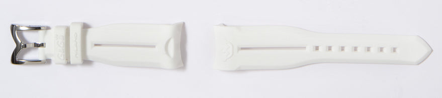 Gagà Milano Manuale 48mm Silicone White Watch Strap