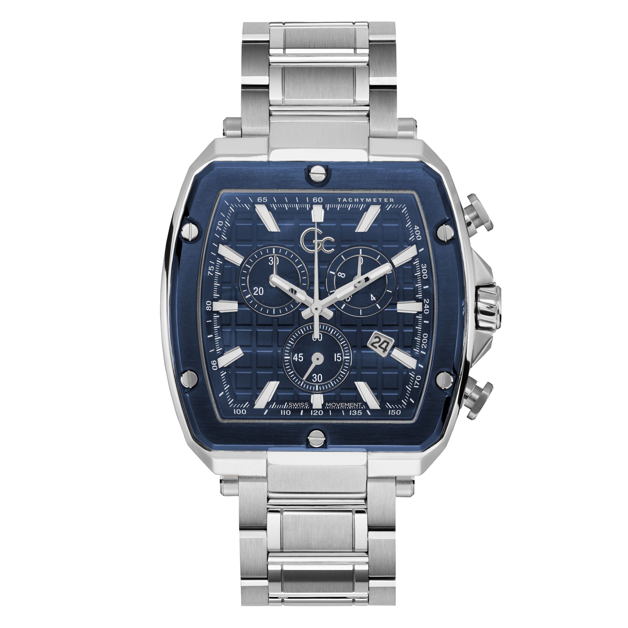 Gc Spirit Tonneau Men's Blue Watch Y83005G7MF