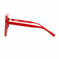 Thumbnail for Yaz Bukey x Linda Farrow Red Mirrored Sunglasses YAZ7C1SUN