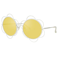 Thumbnail for Yaz Bukey x Linda Farrow Yellow Sunglasses YAZ9C1SUN