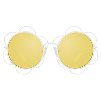 Thumbnail for Yaz Bukey x Linda Farrow Yellow Sunglasses YAZ9C1SUN