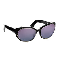 Thumbnail for Yohji Yamamoto Prototype C1 Sunglasses Butterfly Black Purple