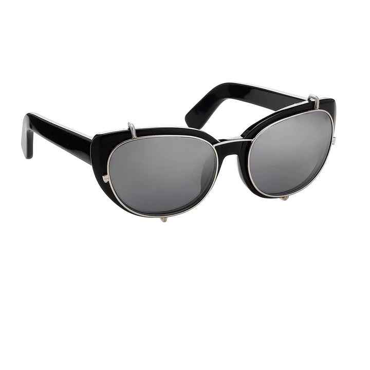 Yohji Yamamoto Prototype C1 Sunglasses Butterfly Black Silver