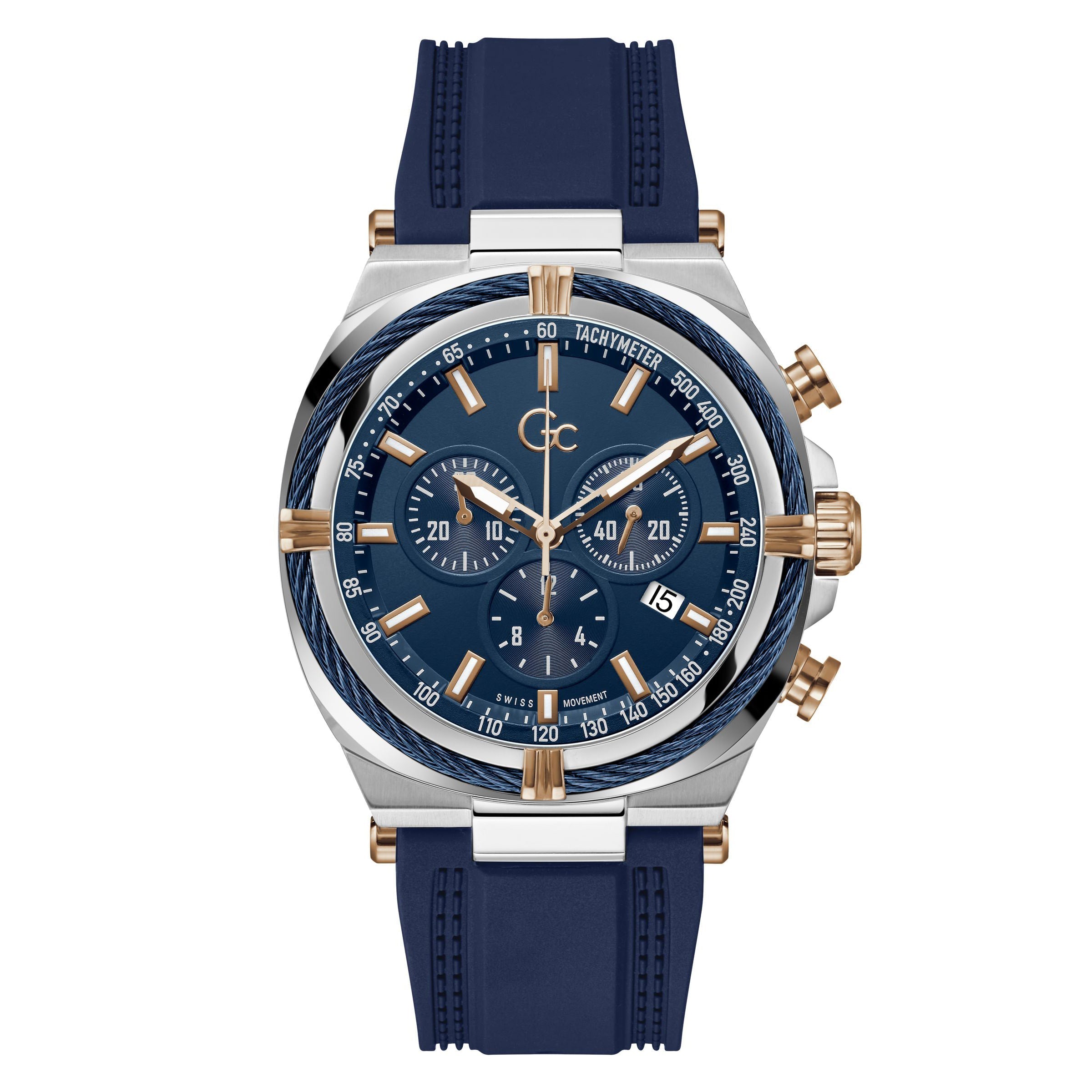 Gc IronClass Men's Blue Watch Z32003G7MF