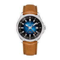 Thumbnail for Zorbello Mechanical Watch G1 GMT Blue LumiNova® ZBAF001