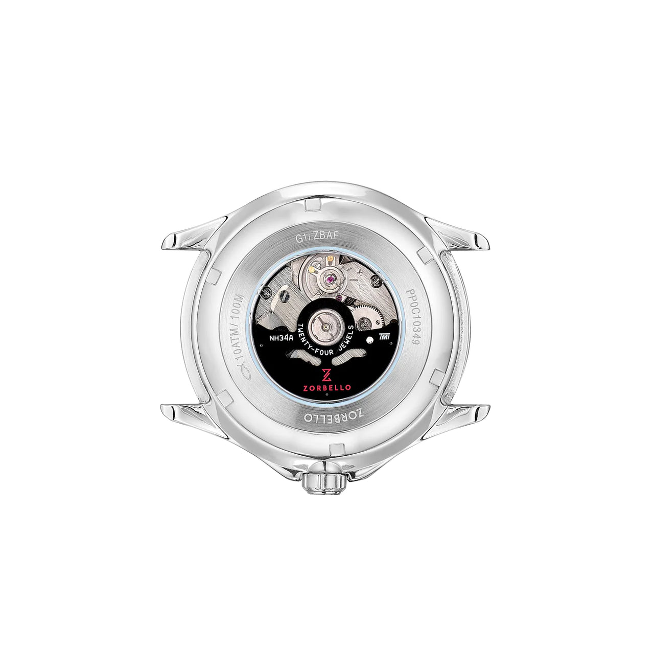 Zorbello Mechanical Watch G1 GMT Brown SS LumiNova® ZBAF004