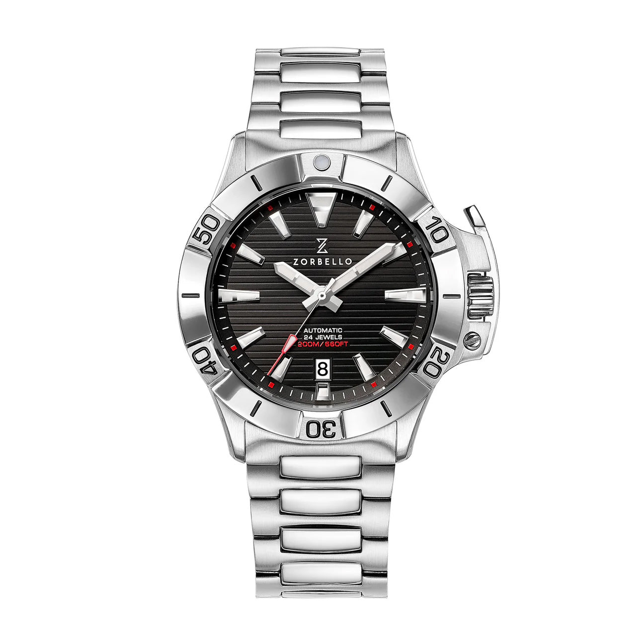 Zorbello D1 Ocean Men's Black Watch ZBAG001