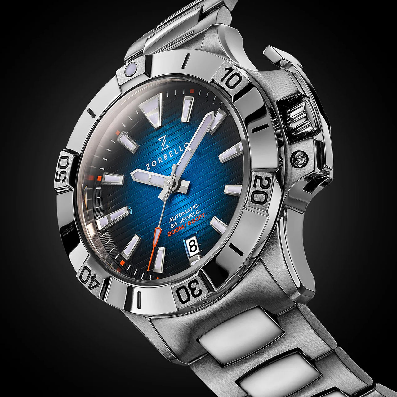 Zorbello D1 Ocean Men's Blue Watch ZBAG002