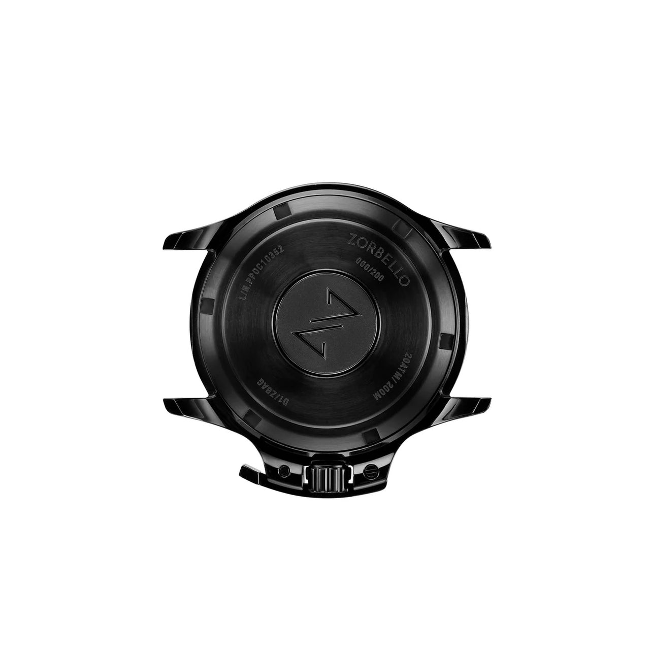 Zorbello D1 Ocean Limited Edition Men's Black Watch ZBAG005