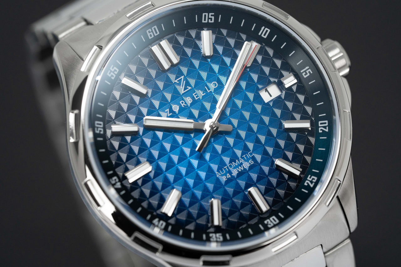 Zorbello Mechanical Watch M1 Series Blue LumiNova® ZBAE002
