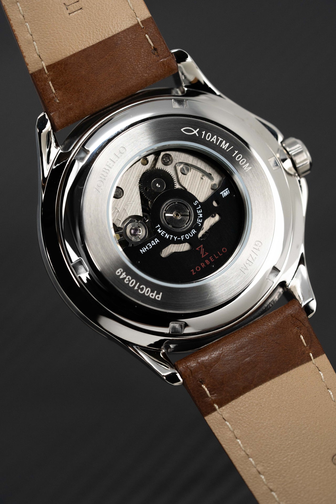 Zorbello Mechanical Watch G1 GMT Green LumiNova® ZBAF002