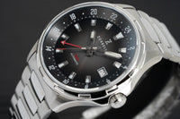 Thumbnail for Zorbello Mechanical Watch G1 GMT Brown SS LumiNova® ZBAF004