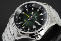 Thumbnail for Zorbello Mechanical Watch G1 GMT Green SS LumiNova® ZBAF006