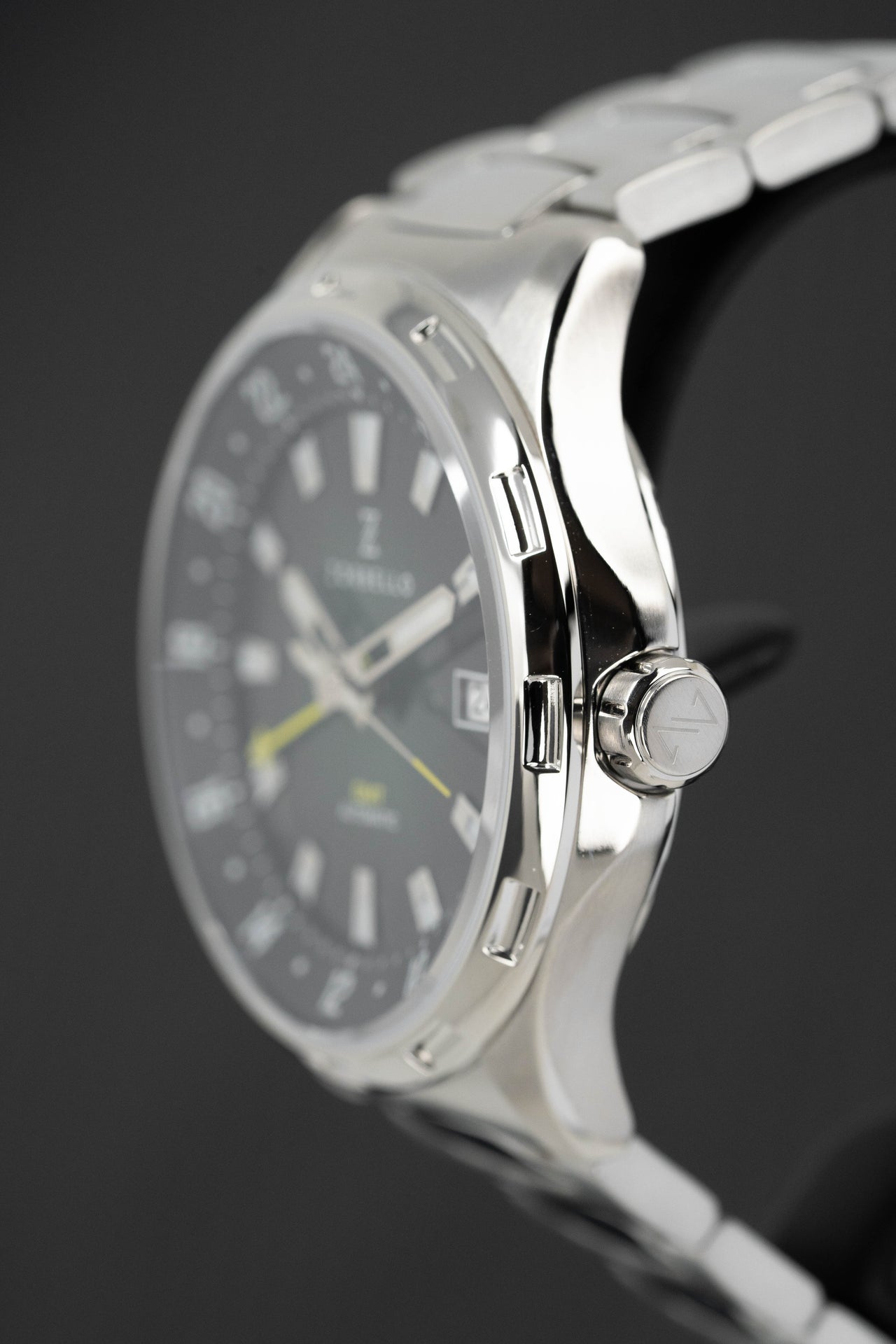 Zorbello Mechanical Watch G1 GMT Green SS LumiNova® ZBAF006
