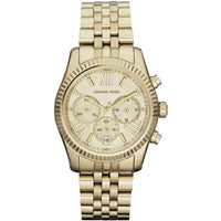 Michael Kors Watch Lexington Chronograph Yellow Gold MK5556