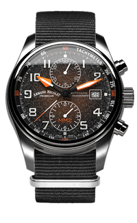 Thumbnail for Armand Nicolet Men's Watch MM2 Chronograph 43mm Black A647P-KN-BN22481AANN