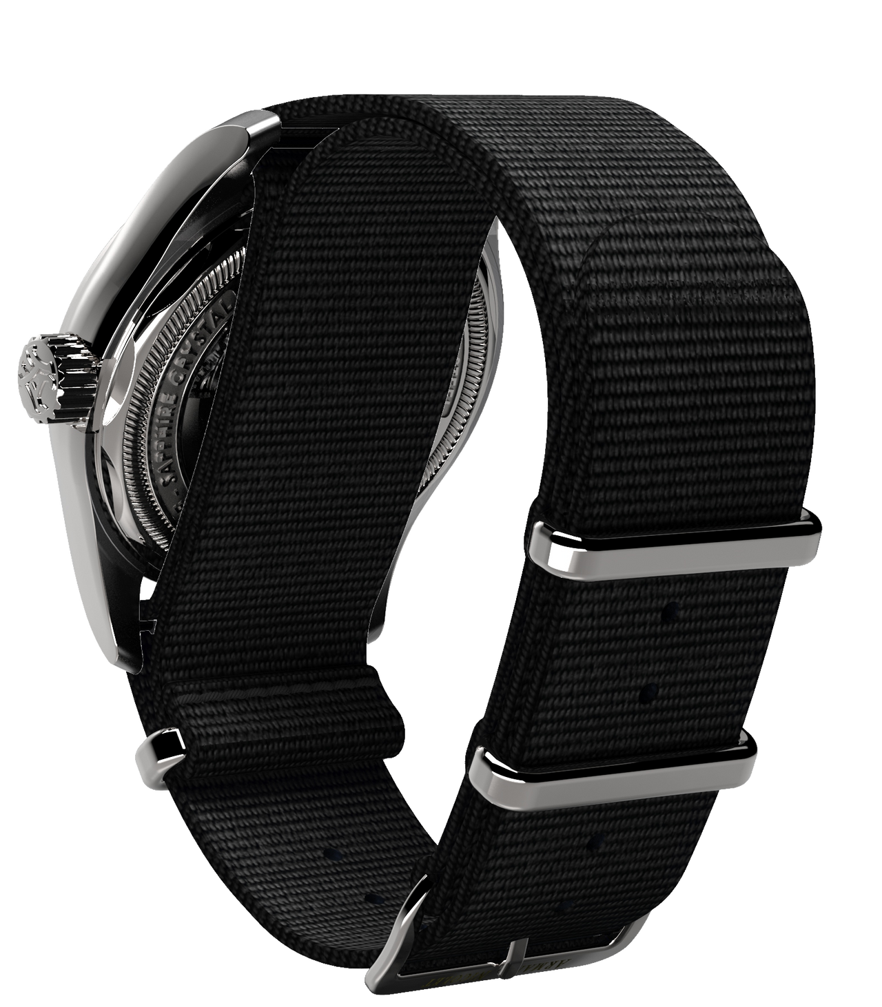 Armand Nicolet Men's Watch MM2 Date 43mm Black A640P-KN-BN22481AANN