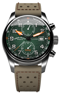 Thumbnail for Armand Nicolet Men's Watch MM2 Chronograph 43mm Green A647P-NV-P0640KM8
