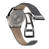 Thumbnail for Armand Nicolet Ladies Watch M03 Moonphase 34mm Grey Silver A151QAA-GN-P882GR8