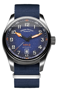Thumbnail for Armand Nicolet Men's Watch MM2 Date 43mm Blue A640P-BN-BN22481AAUU