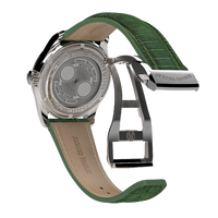 Thumbnail for Armand Nicolet Ladies Watch M03 Moonphase 34mm Silver Green A151TAA-AV-P882VR8