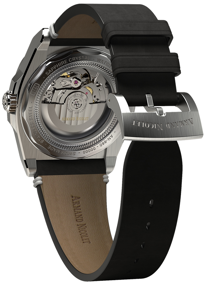 Armand Nicolet Men's Watch J09 Date 41mm Brown A660AAA-MR-PK4140NR