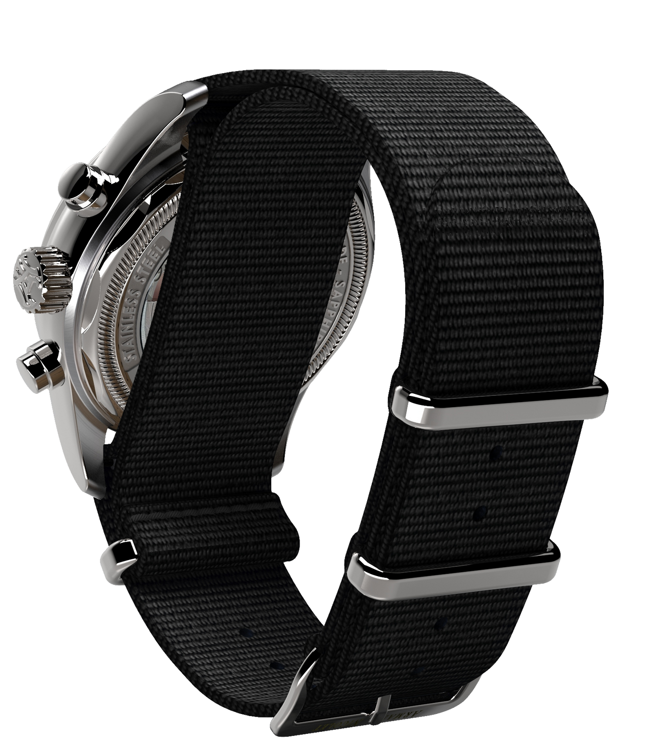 Armand Nicolet Men's Watch MM2 Chronograph 43mm Black A647P-KN-BN22481AANN