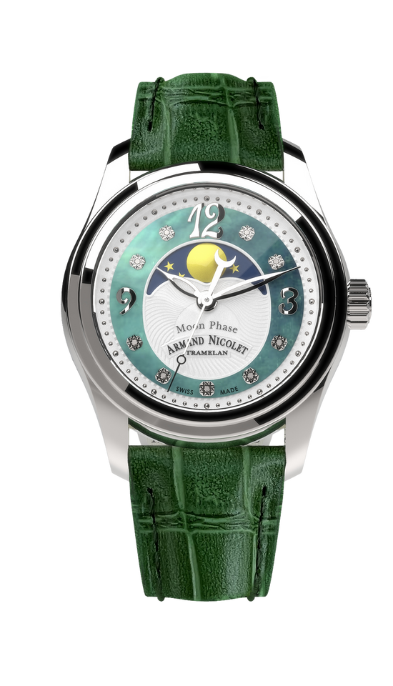 Armand Nicolet Women\'s 9151V-AN-P915BC8 M03 Classic Automatic Moonphase Watch Armand Nicolet M03 - Pasquali Domenici Jewelry, Viareggio  main image 3