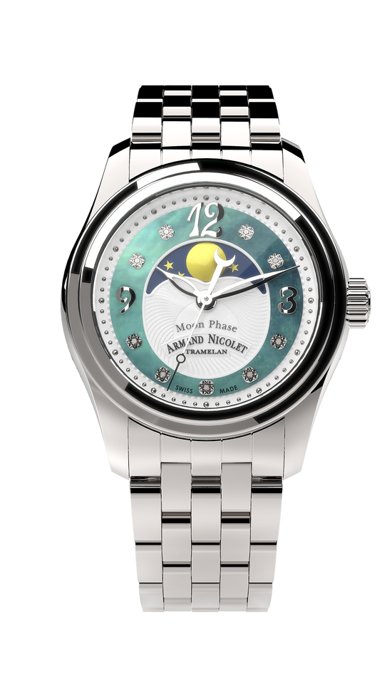 Armand Nicolet Women\'s 9151V-AN-P915BC8 M03 Classic Automatic Moonphase Watch Armand Nicolet M03 9151D-AN-P915BC8 Women main image 3