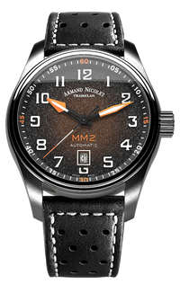 Thumbnail for Armand Nicolet Men's Watch MM2 Date 43mm Black A640P-KN-BP22641NAC