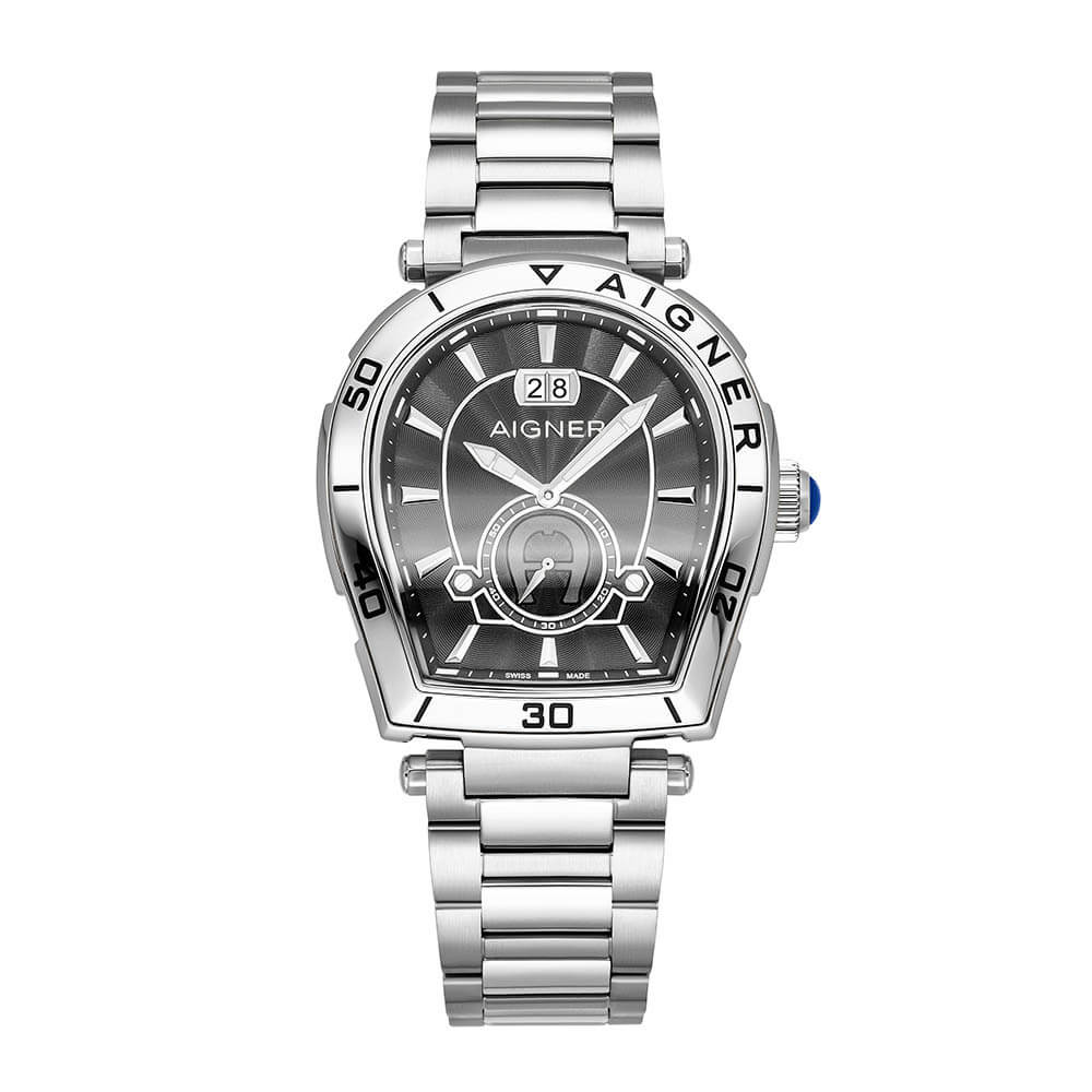 Aigner Trapani 42mm Black SS Men's Watch AGW.262002