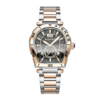 Thumbnail for Aigner Trapani 42mm Black Two-Tone Rose Gold SS Men's Watch AGW.262006