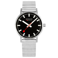 Thumbnail for Analogue Watch - Mondaine Classic Unisex Black Watch A660.30360.16SBW