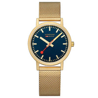 Thumbnail for Analogue Watch - Mondaine Classic Unisex Gold Watch A660.30314.40SBM