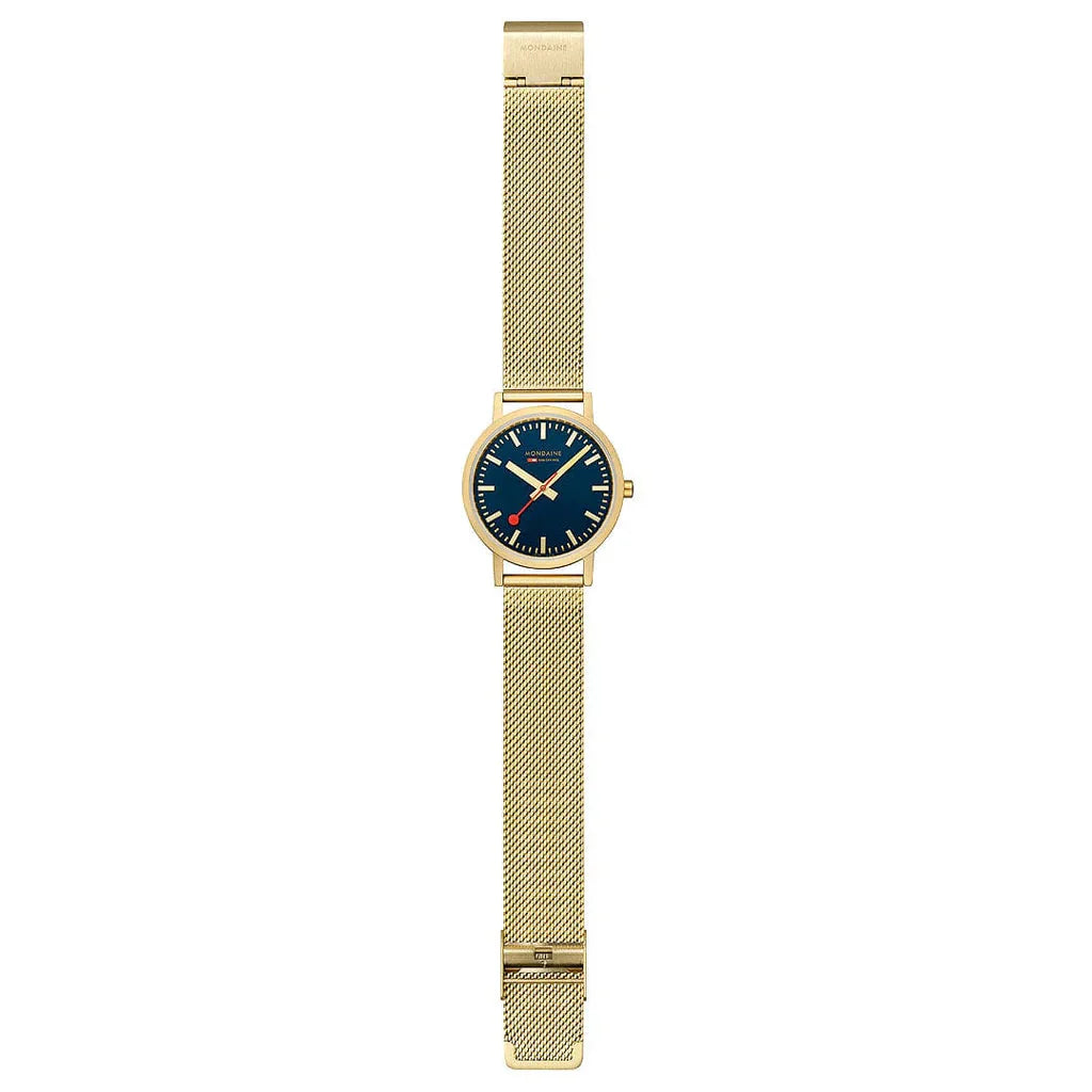 Analogue Watch - Mondaine Classic Unisex Gold Watch A660.30314.40SBM