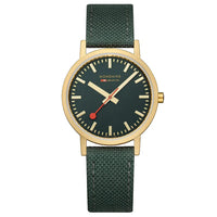 Thumbnail for Analogue Watch - Mondaine Classic Unisex Green Watch A660.30314.60SBS