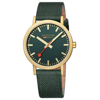 Thumbnail for Analogue Watch - Mondaine Classic Unisex Green Watch A660.30360.60SBS