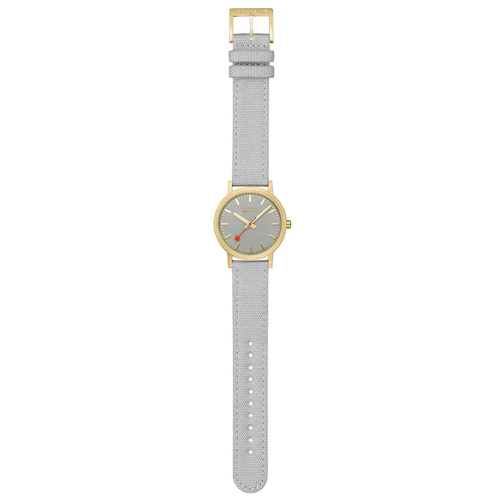 Analogue Watch - Mondaine Classic Unisex Grey Watch A660.30314.80SBU