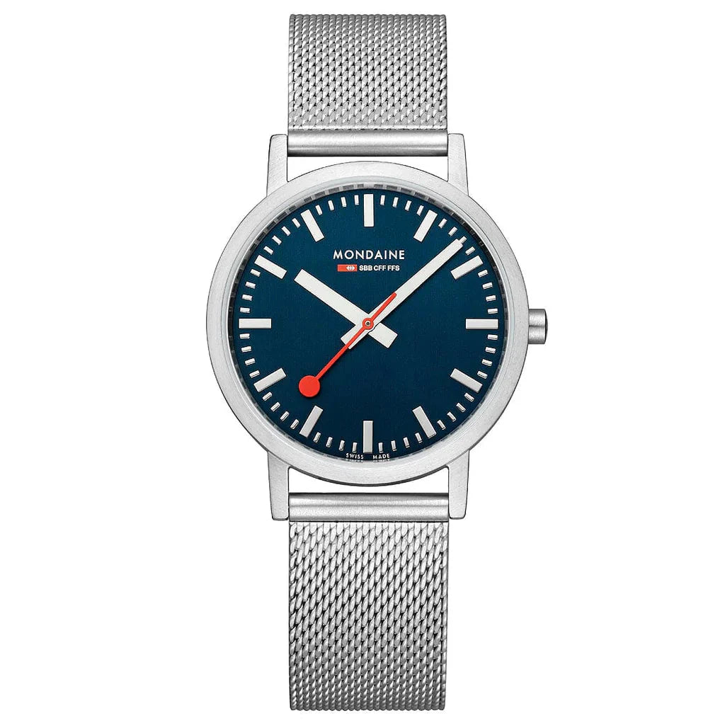 Analogue Watch - Mondaine Classic Unisex Silver Watch A660.30314.40SBJ
