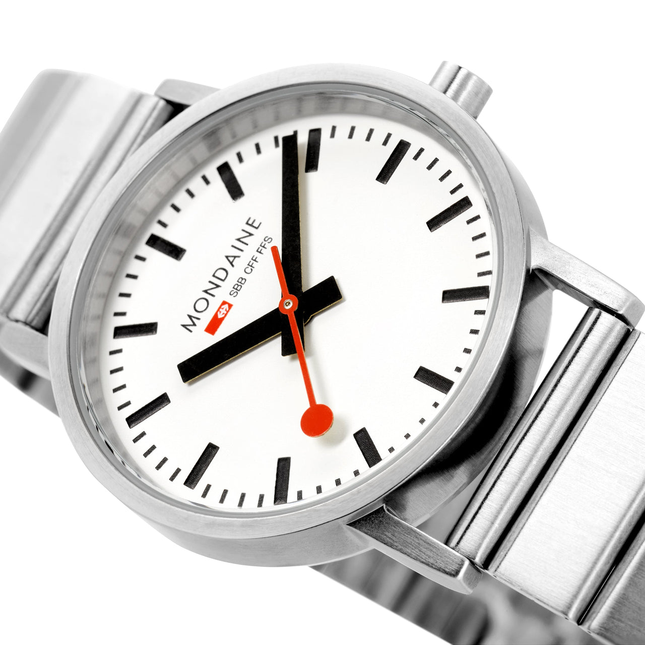 Analogue Watch - Mondaine Classic Unisex White Watch A660.30314.16SBJ