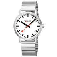 Thumbnail for Analogue Watch - Mondaine Classic Unisex White Watch A660.30360.16SBJ