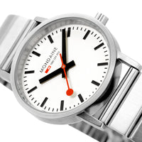 Thumbnail for Analogue Watch - Mondaine Classic Unisex White Watch A660.30360.16SBJ